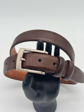 TRAFALGAR MADE IN ITALY BROWN GENUINE LEATHER BELT SIZE 36/90cm.